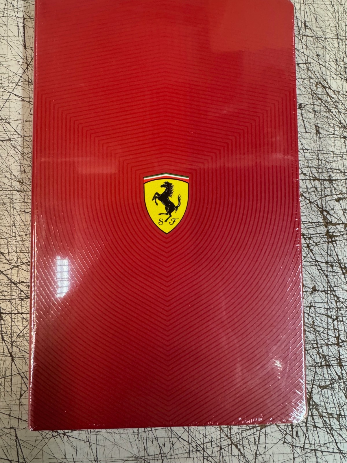 Ferrari Scudetto Red Notebook – Official Licensed Product – **SEALED**