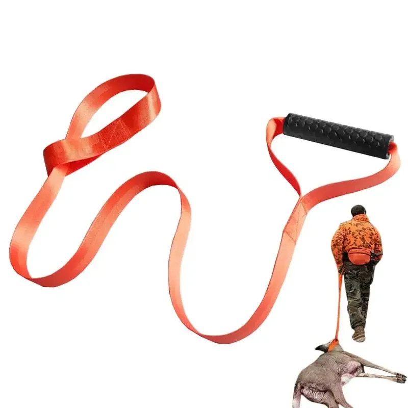 Deer Drag Harness Durable Hunting Deer Belt with Handle Portable Pulle 1 Pcs