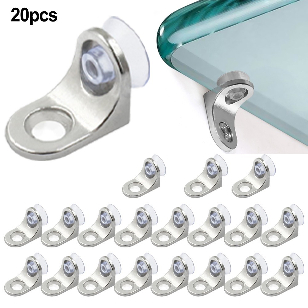 20 Pcs Shelf Support Cabinets Display Cabinets Glass Shelves Shelf Support