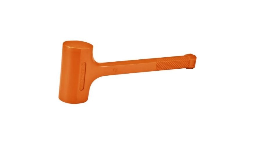 3 lb. Dead Blow Hammer, Neon Orange, Spark and Rebound Resistant 3 pound