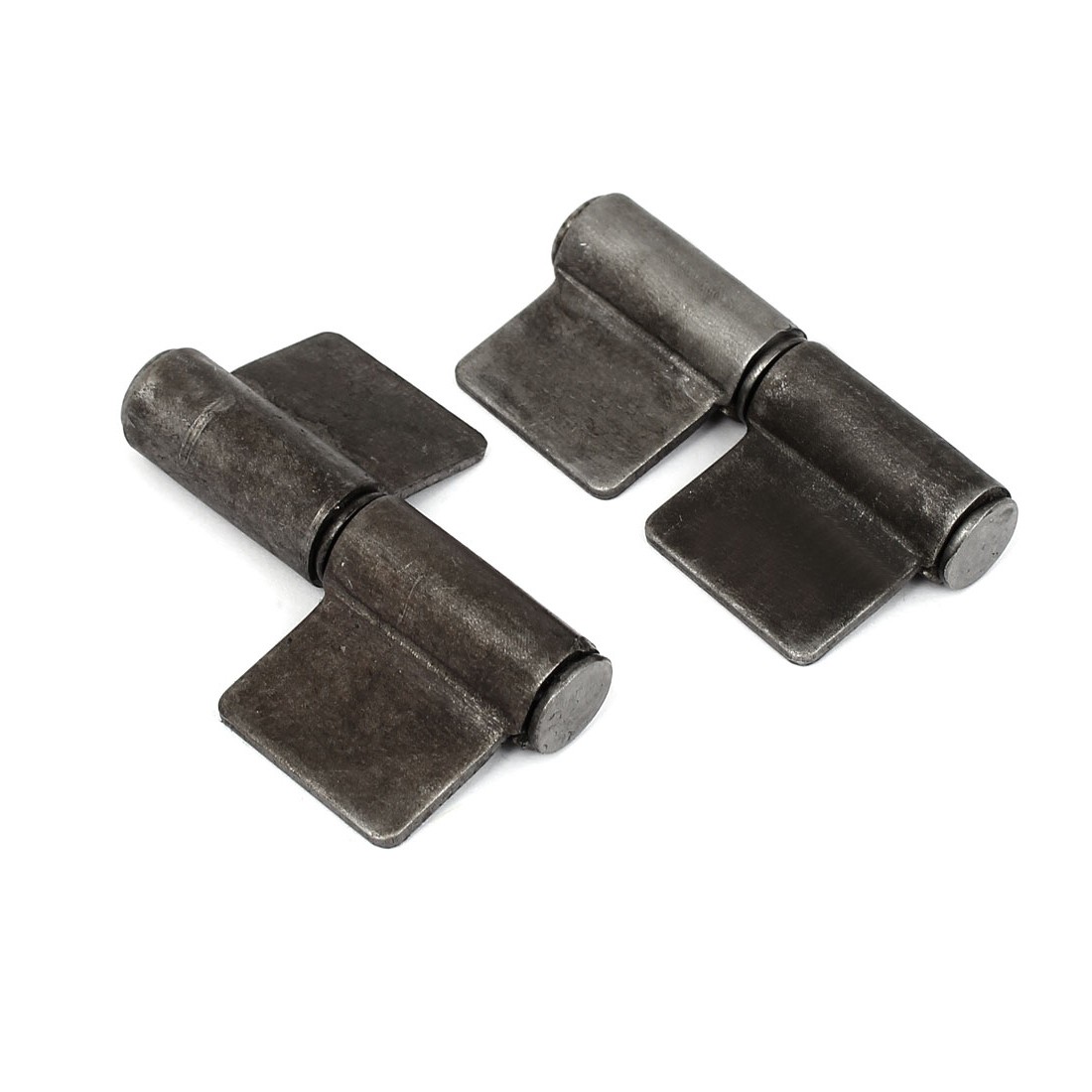 6PCS 360 Degree 3-inch Metal Welding Flag Hinge Gray