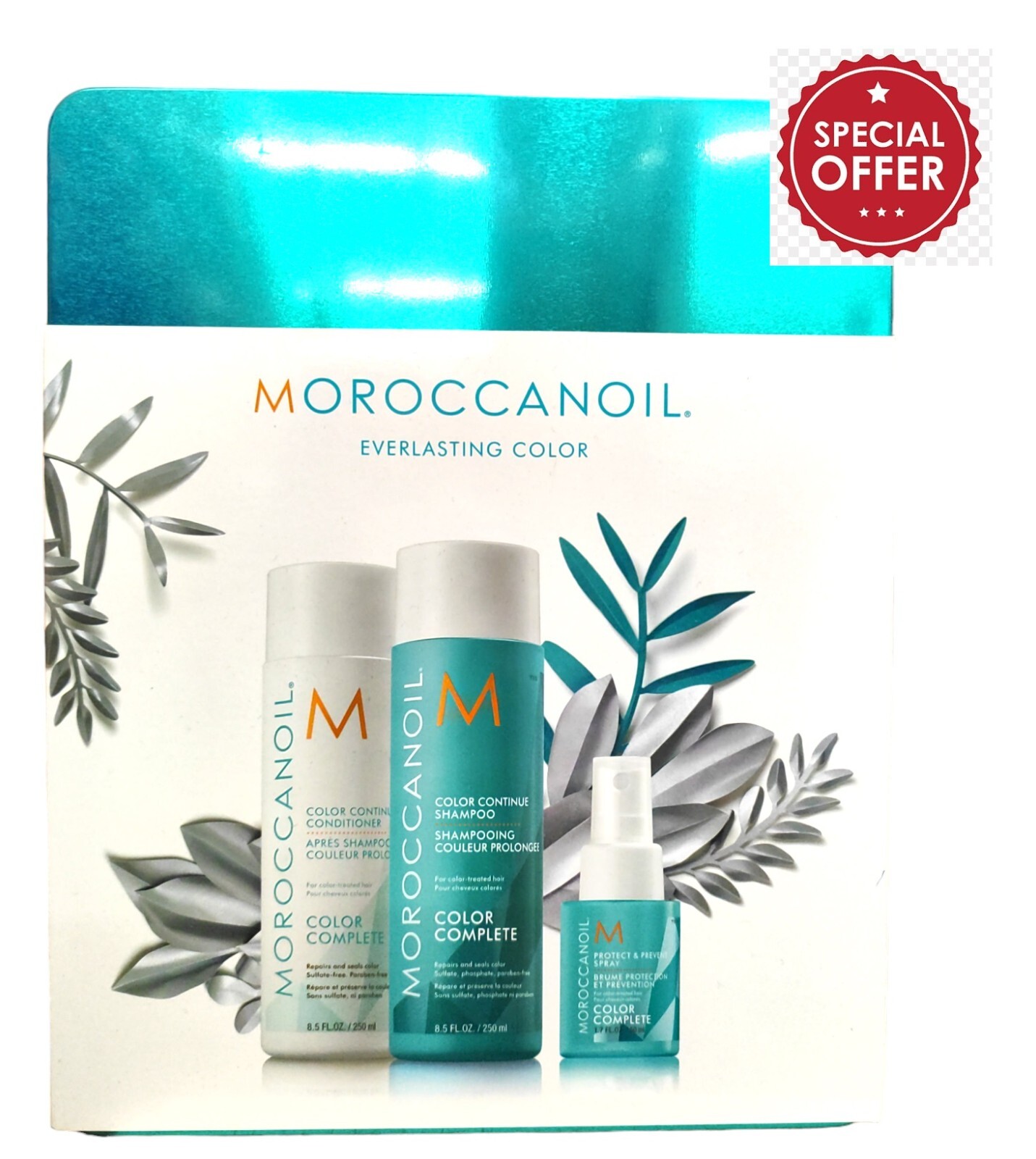 Moroccanoil Color complete Shampoo&Conditioner 8.5 oz&ProtectSpray 1.7 SET