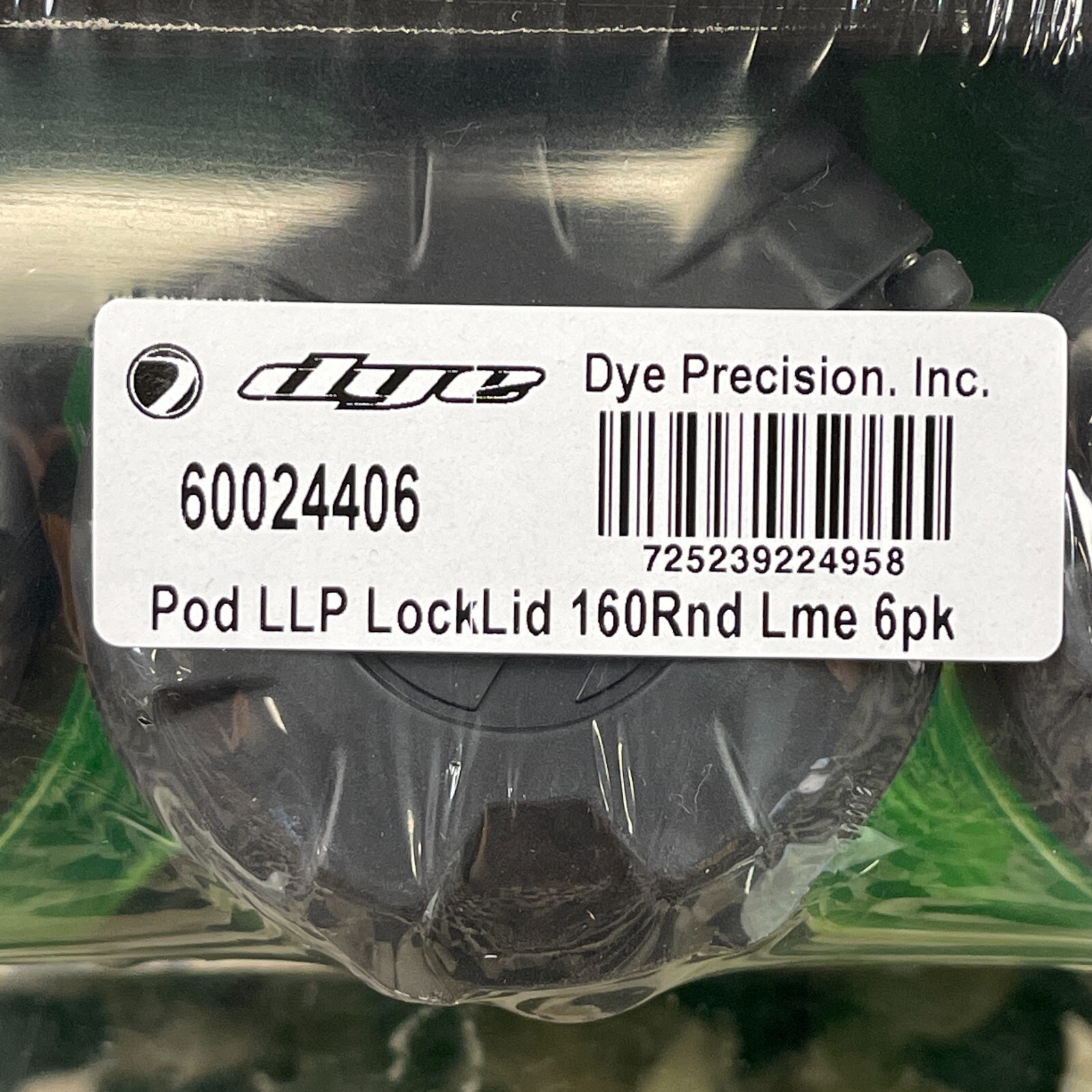 New Dye Lock Lid Pods 6 Pack - Lime
