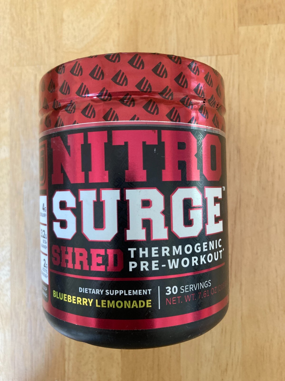 Jack Factory Nitro Surge Shred Thermogenic PreWorkout Blueberry Lemonade 7.61oz