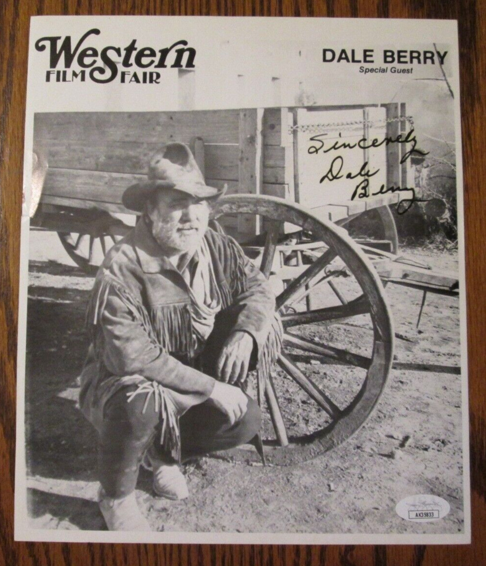 VINTAGE DALE BERRY Auto Signed Photo Actor Director "Hot Blooded Woman" COA JSA