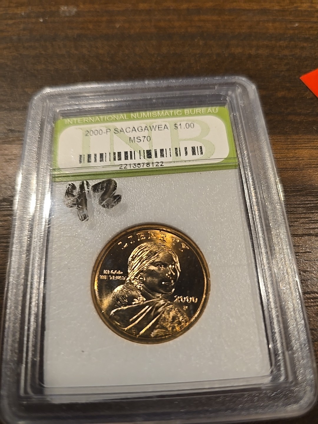 2000-P Sacagawea 70 Graded By INB