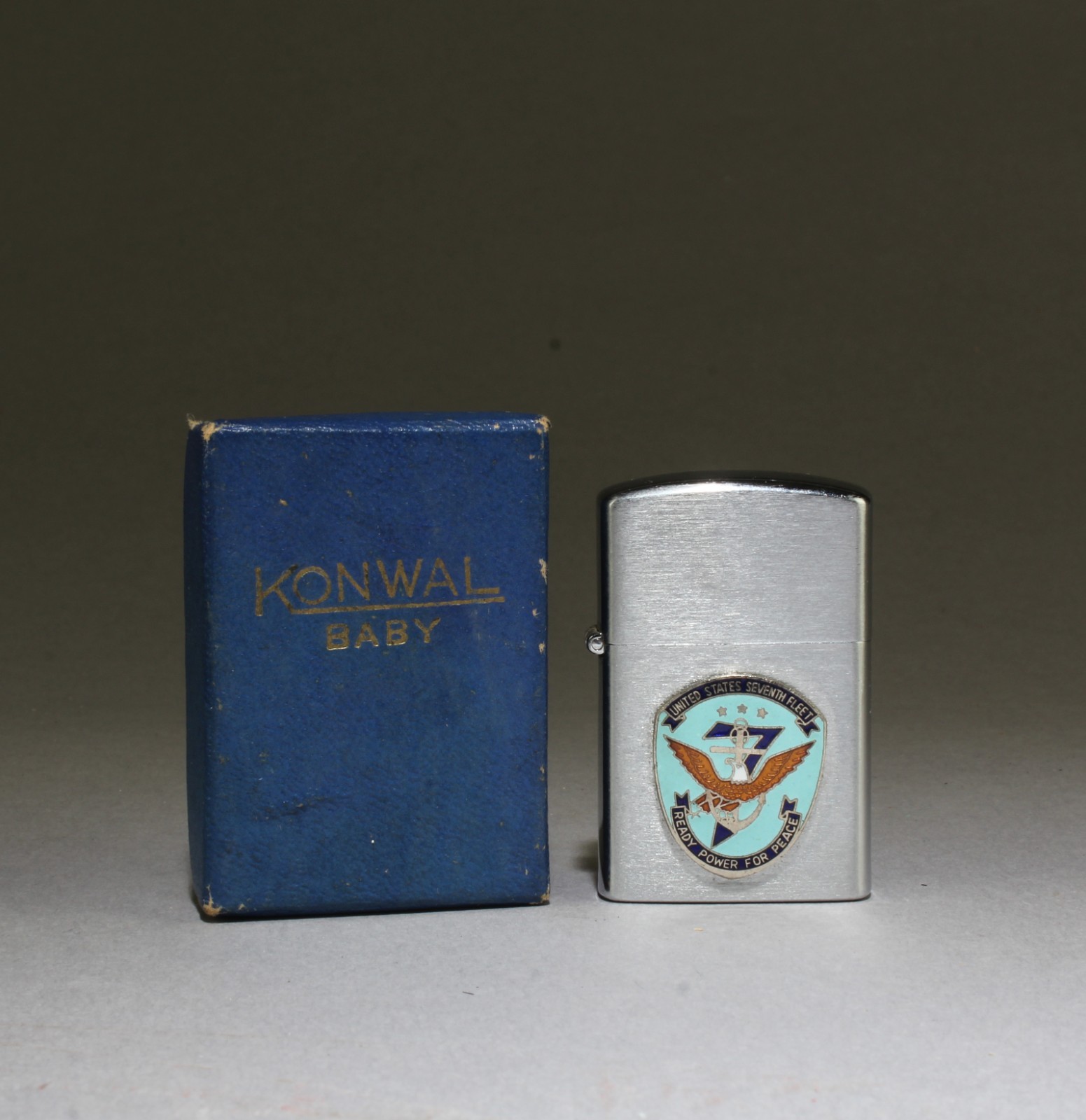 Konwal Baby Lighter with 'United States Seventh Fleet' Inscription