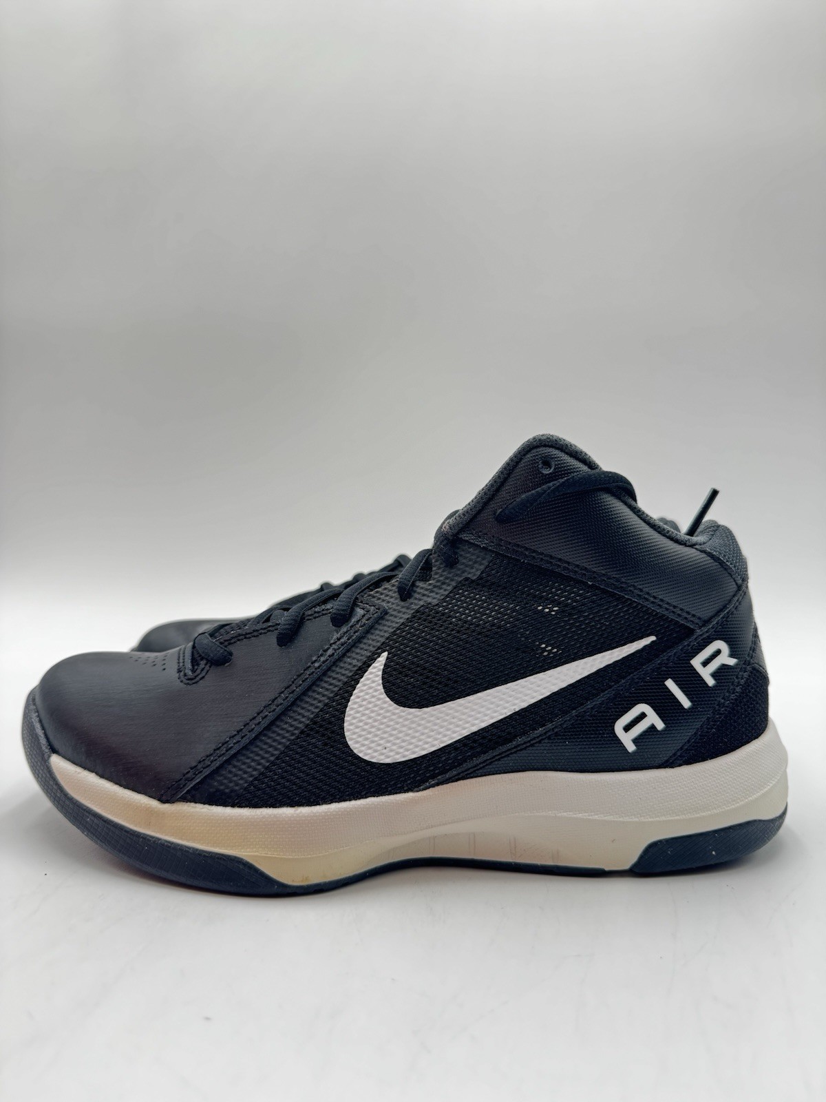 Nike Men’s Air Overplay 9 Basketball Size 7 Black/White |831572-001|
