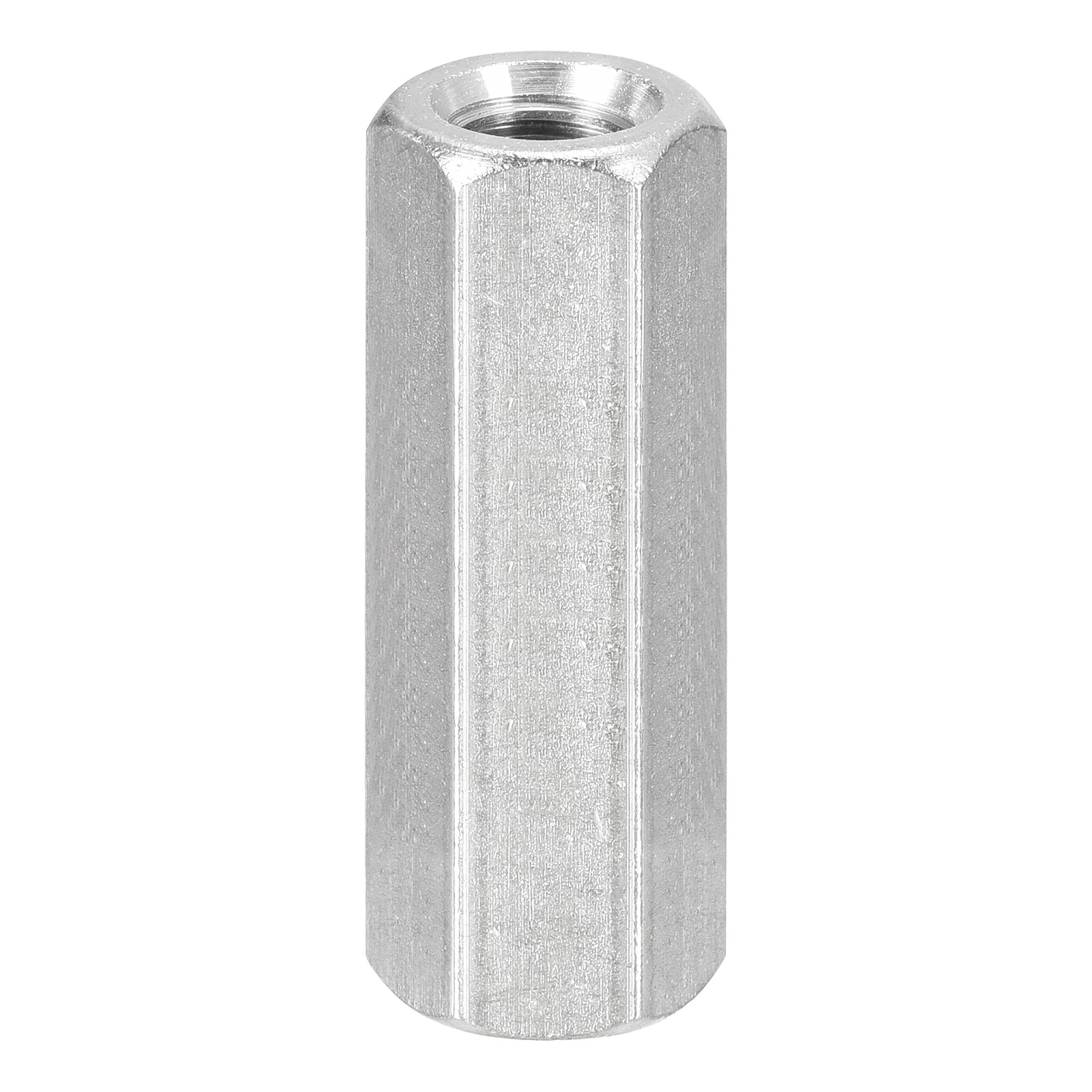 M12 x 1.75-Pitch 60mm Length Coupling Nuts, 1pcs 304 Stainless Steel Nuts