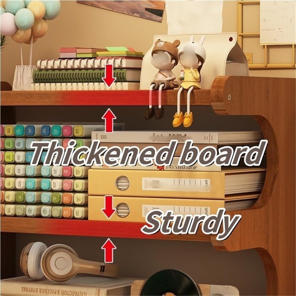 Desk Shelf Bookshelf for Desktop Organization Table Shelf Organizer Storage Rack