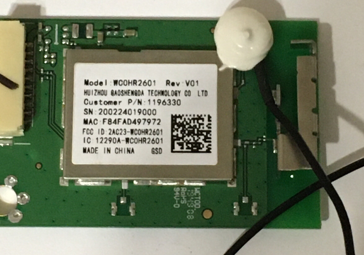 JVC LT-43MAW595 WIFI MODULE WCOHR2601