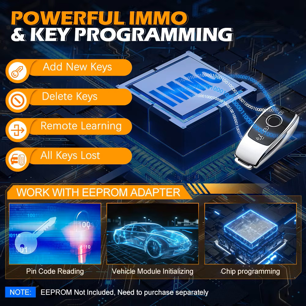 XTOOL IP616 V2.0 OBD2 All System Scanner Diagnostic Tool Lifetime Free Update