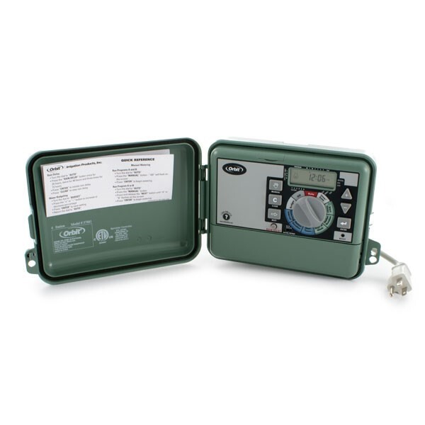 Orbit 57881 SuperDial 6 Station Sprinkler Timer Controller OPEN BOX