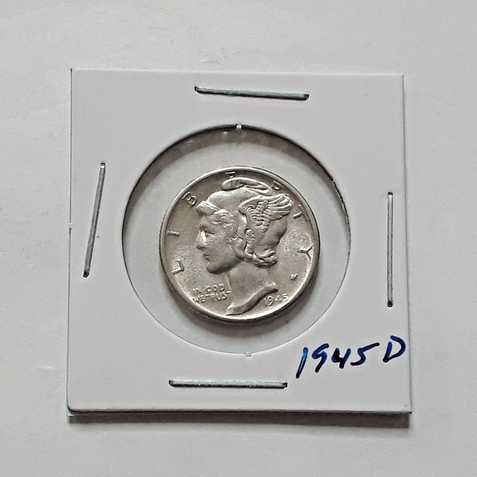 Better Condition BU?  1945 D Mercury Silver Dime Nice Coin!!! J568