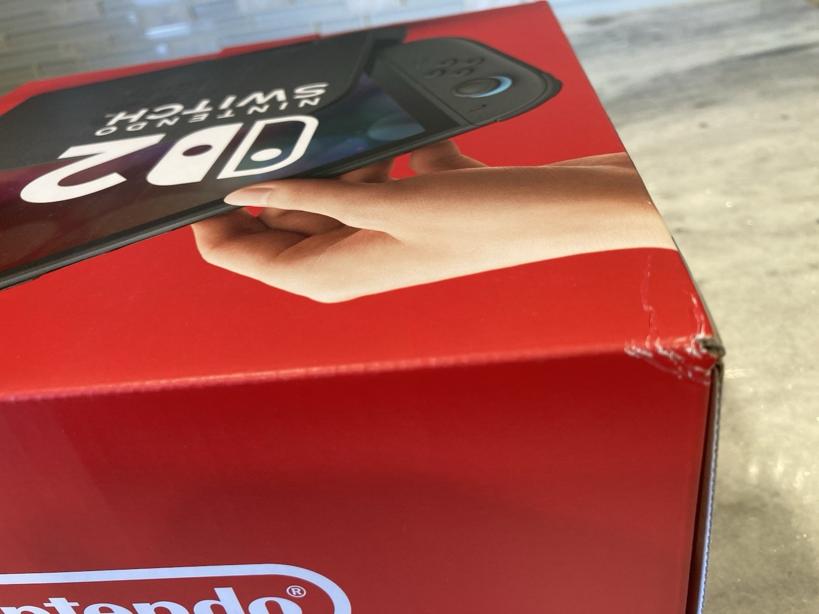 Nintendo Switch 2 EMPTY BOX with Cardboard Inserts and Information Packet