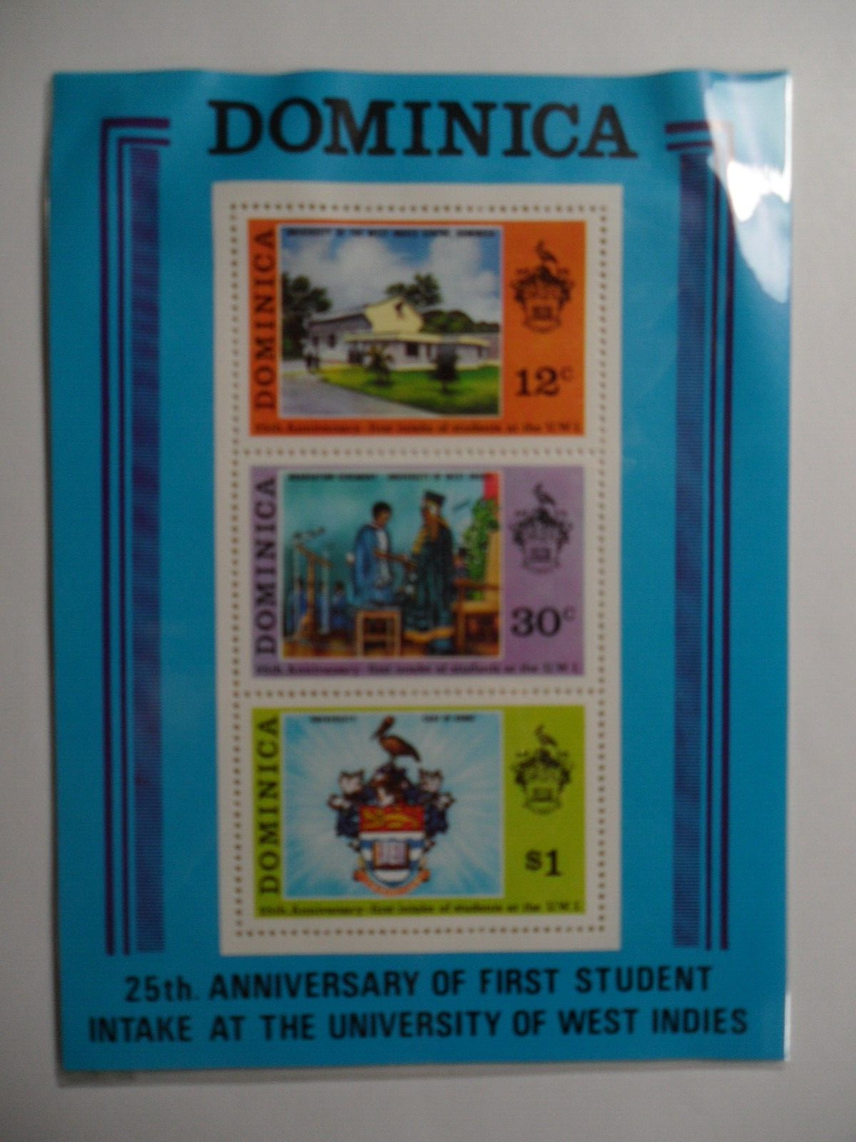 STAMPMART : DOMINICA FIRST STUDENT INTAKE OF W.I. UNIVERSITY MNH SOUVENIR SHEET