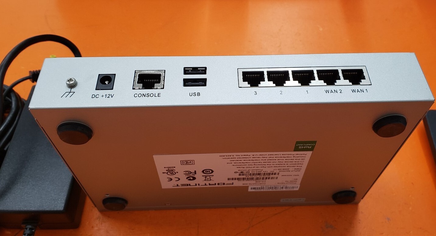 ⭐️⭐️⭐️⭐️⭐️ Fortinet FG-50B Multi-Threat Manager Firewall w Power Supply