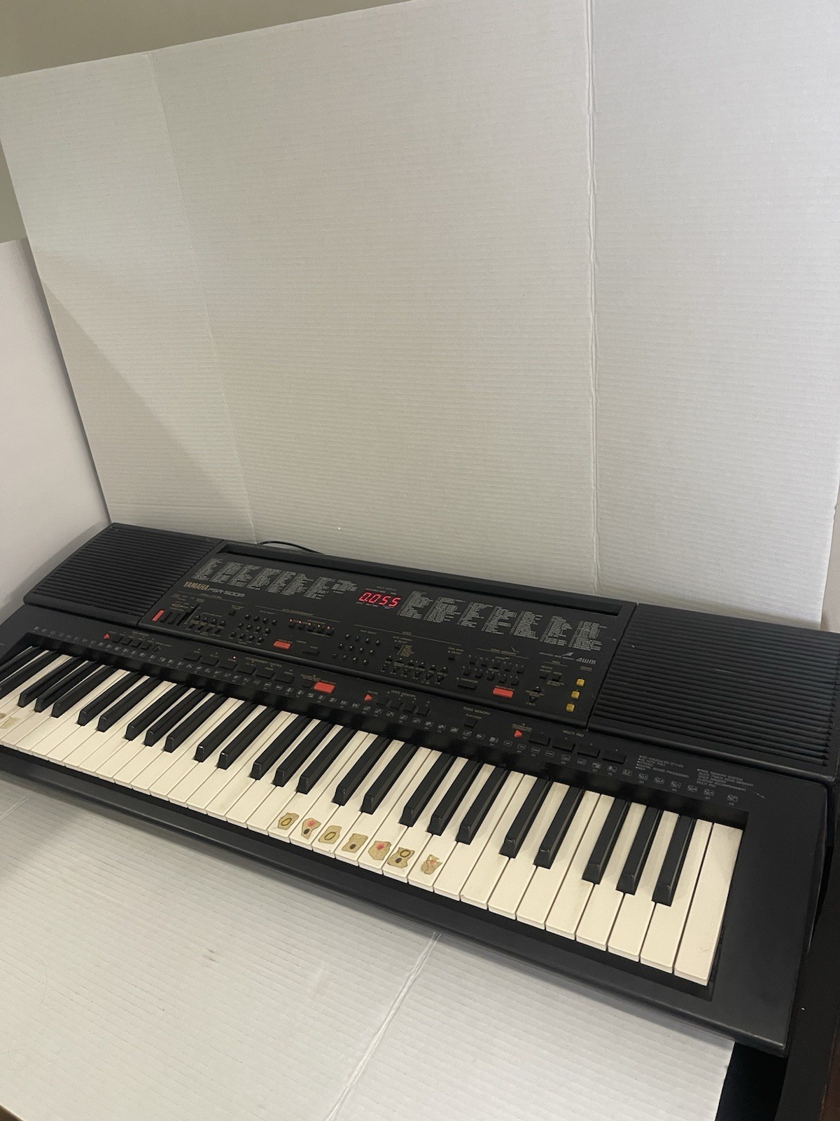Yamaha PSR-500M 61-Key Keyboard Synthesizer Working Vintage