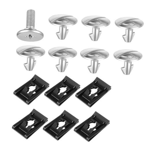 pcs Engine Under Cover Hardware Kit, Splash Shield Guard Fasteners & Skid 14