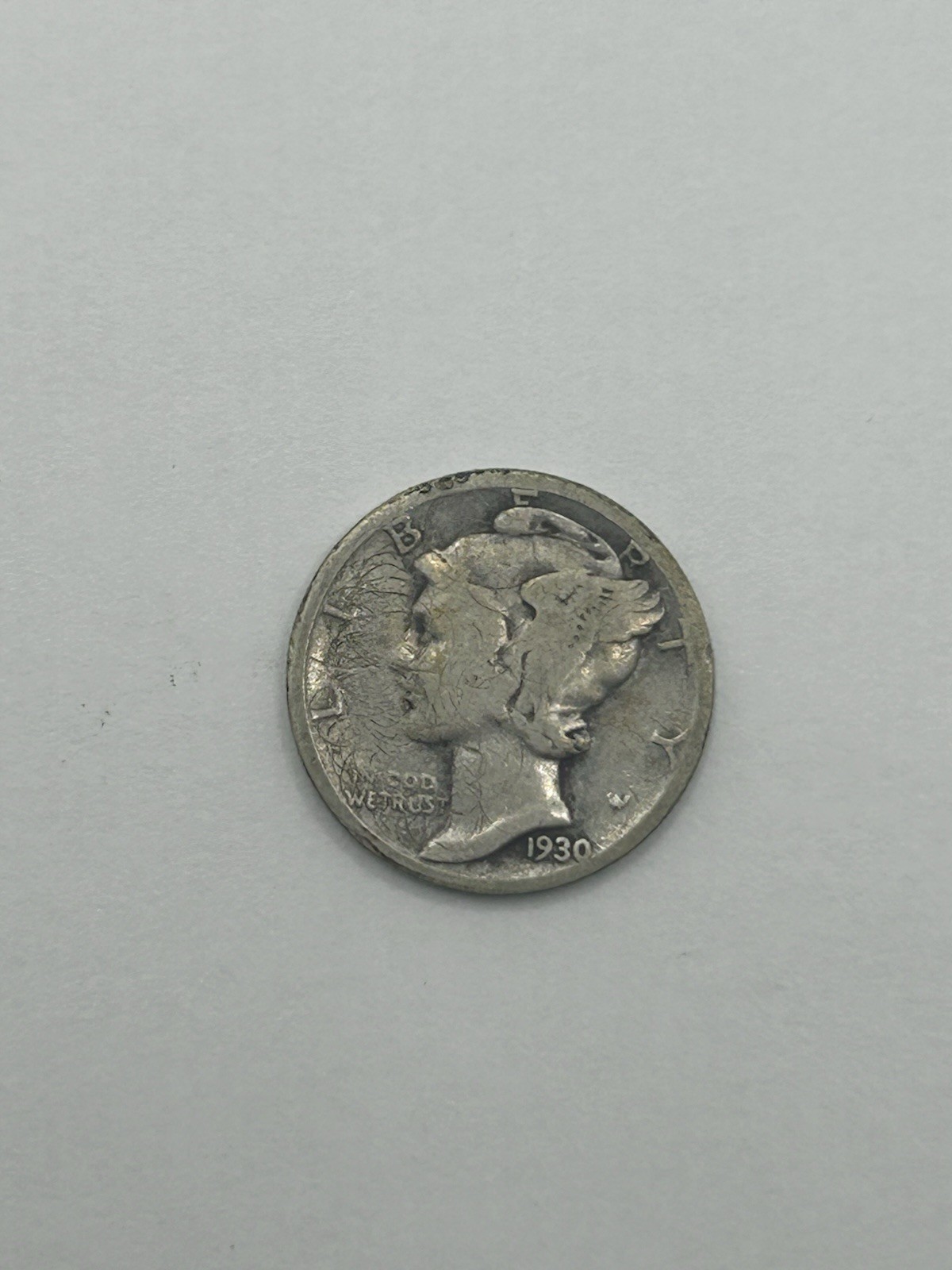 1930 Mercury Dime VG