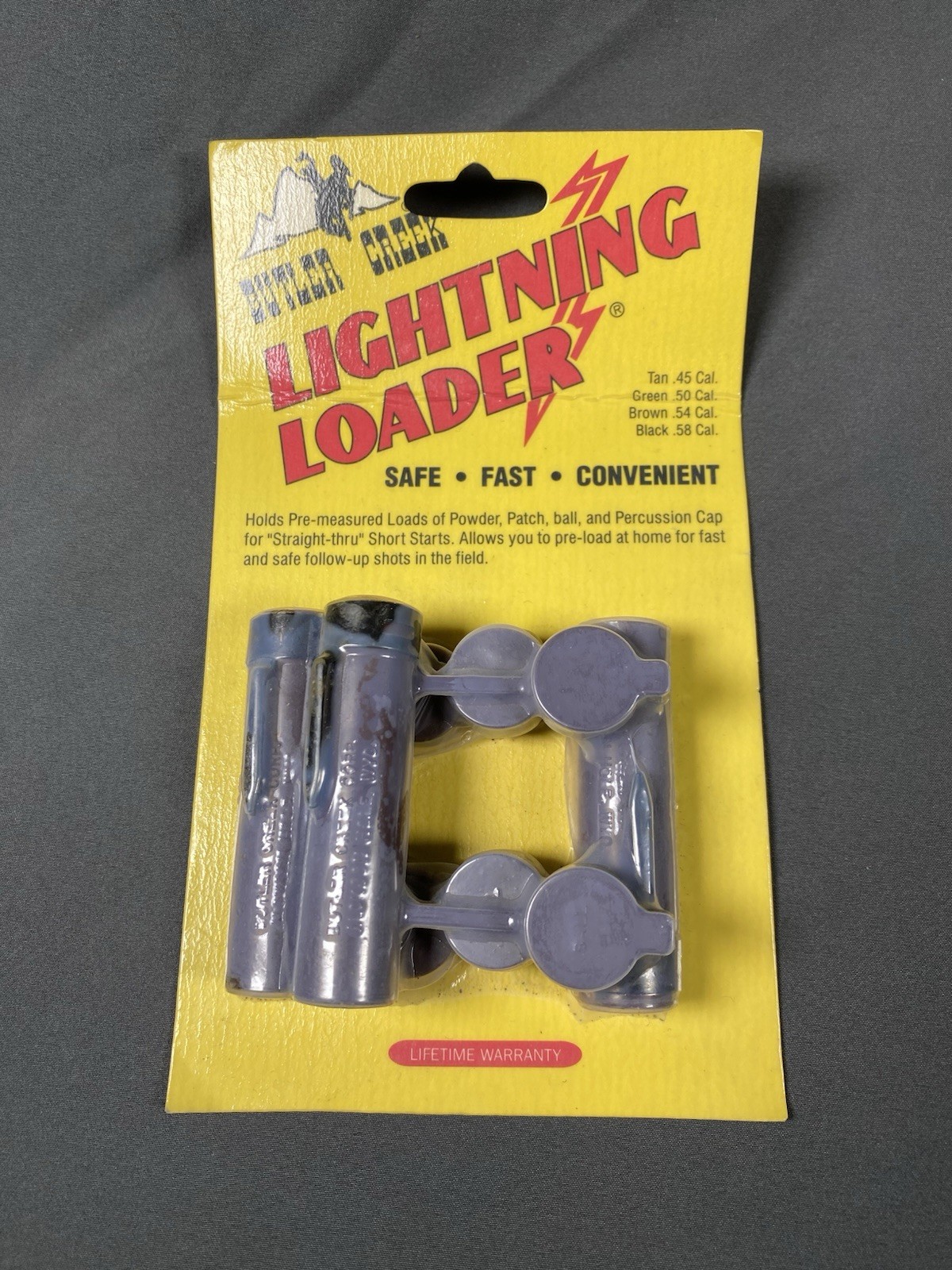 Vintage Butler Creek Co. Lightning Loader .54 Cal. Brown USA New, Sealed