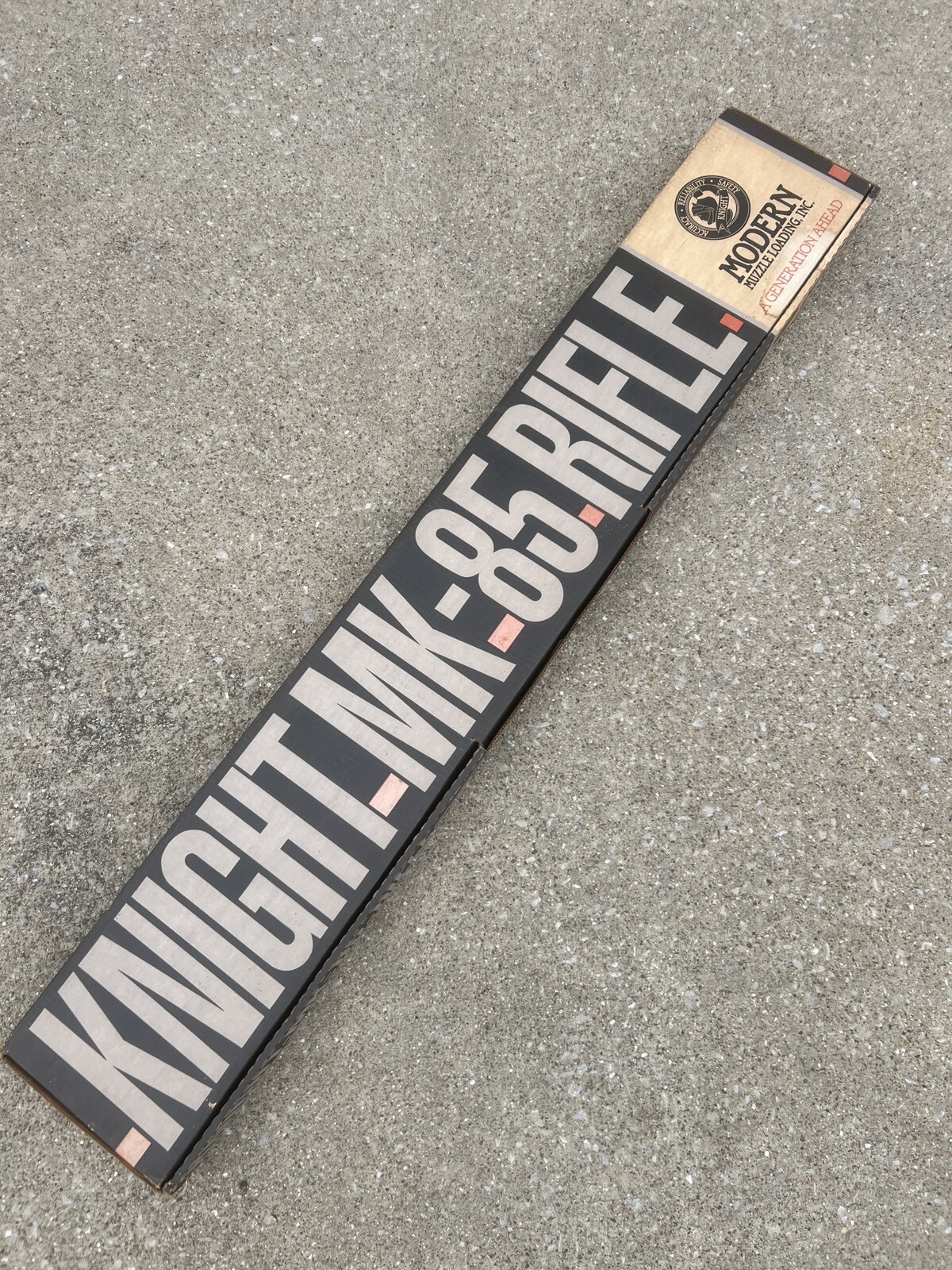 Knight MK85 .50 cal Muzzleloader Rifle original Factory Box Only with Foam