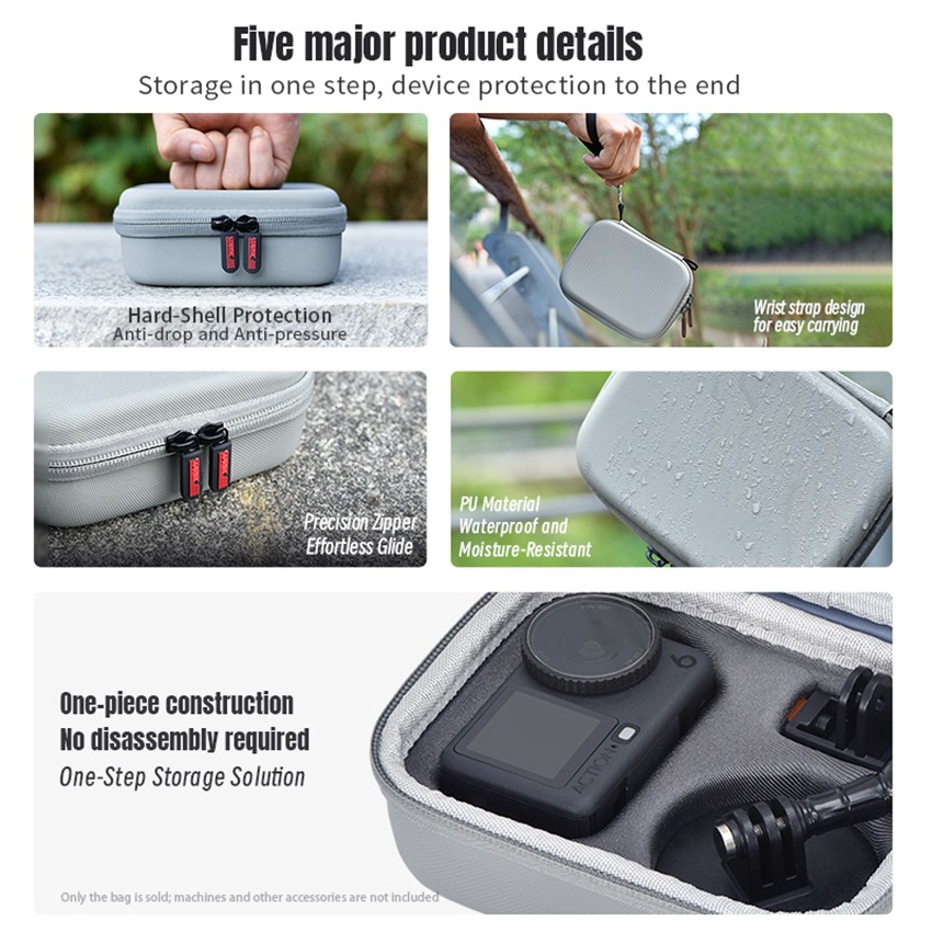 For OSMO ACTION 6 Standard PU Storage Bag Accessories