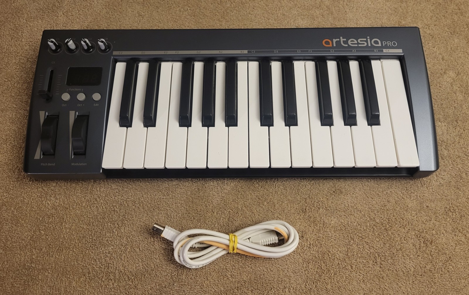 Artesia Pro Maestrokey 25-Key USB MIDI Keyboard