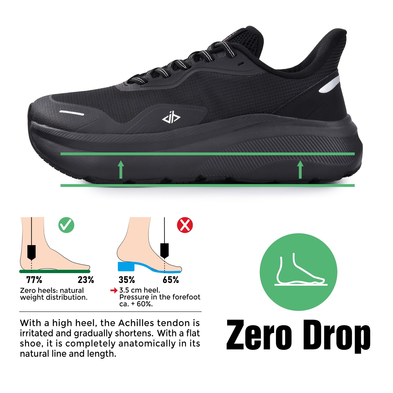 Men Wide Toe Box Shoes Arch Support Plantar Fasciitis Orthopedic Tennis Sneakers