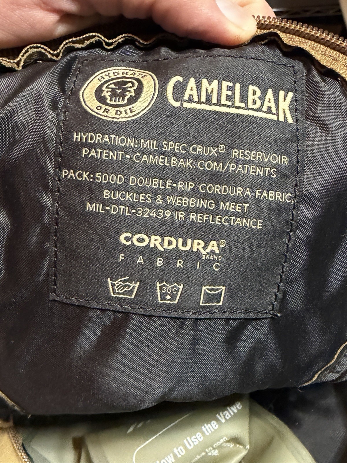 Camelbak Hydration Pack 500D Double-Rip Cordura Fabric
