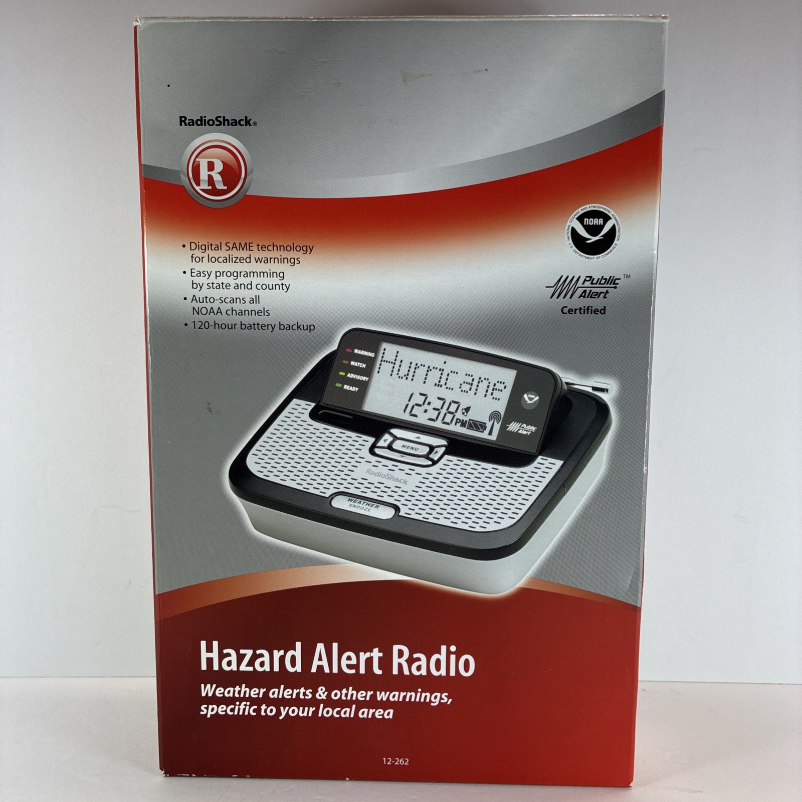 Radio Shack 12-262 Hazard Alert Weather Radio NOAA public Alert Emergency