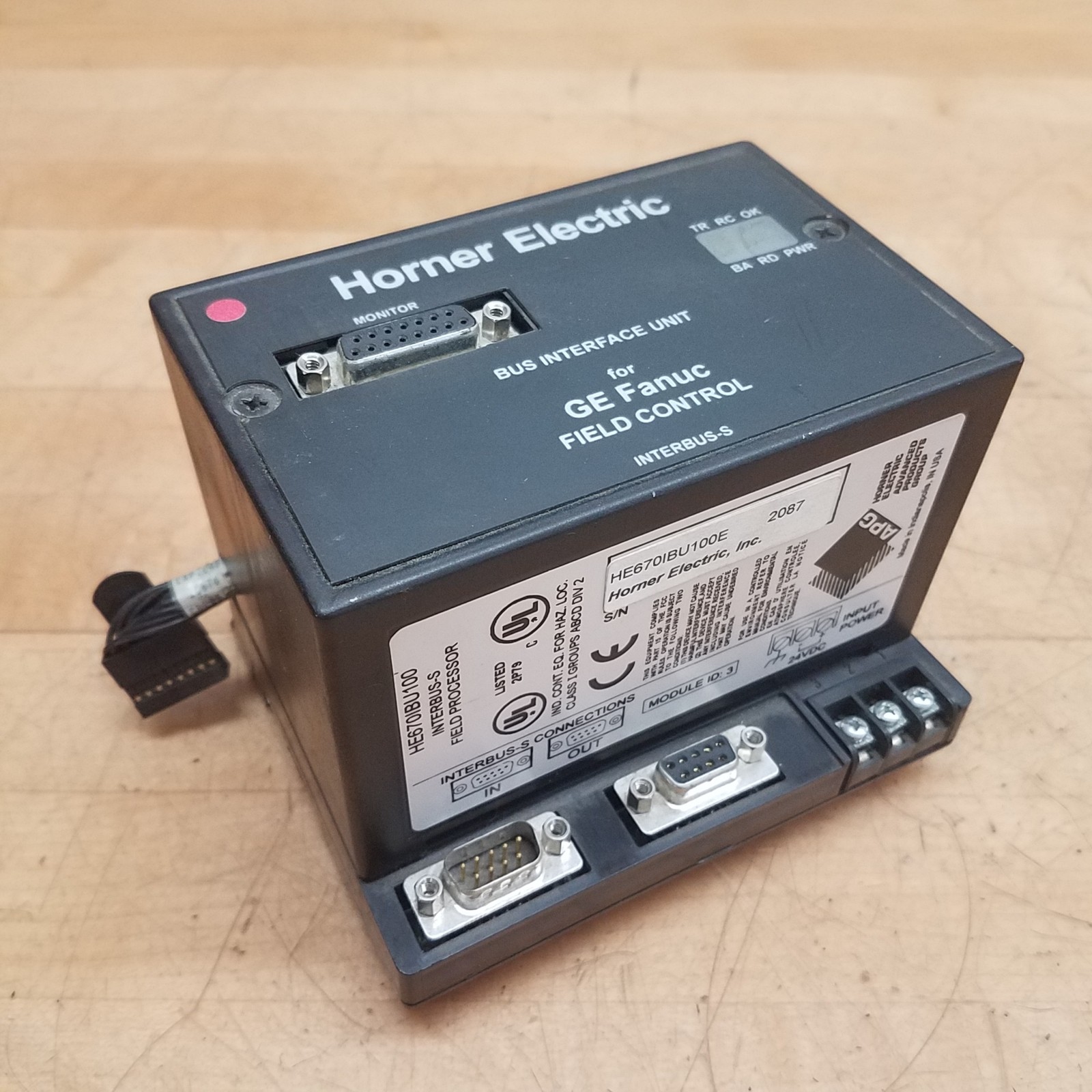 Horner Electric HE670IBU100E Bus Interface Unit, Field Control - USED