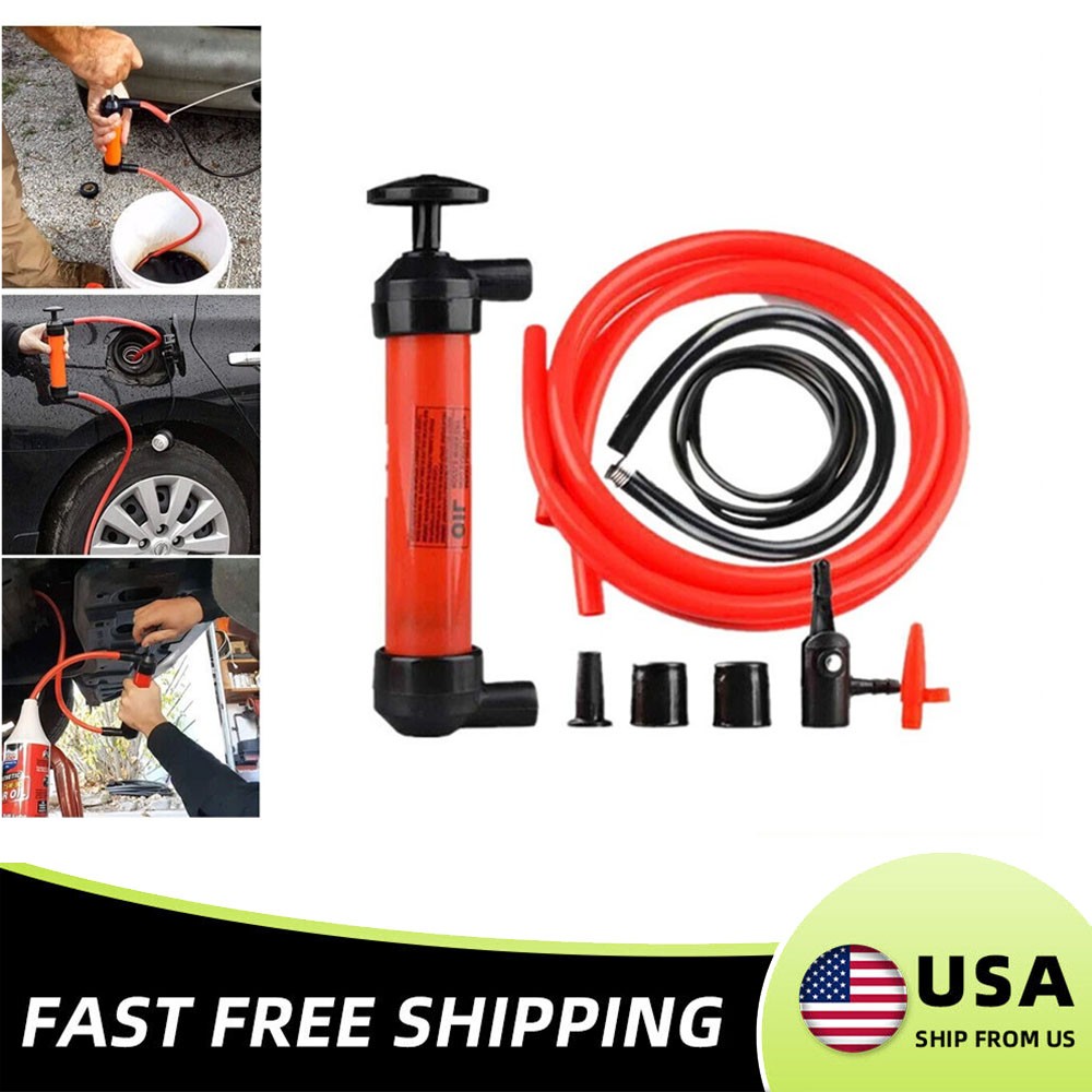 Fluid Extractor Pump Manual Suction Oil Fuel Disel Transmission Transfer USA