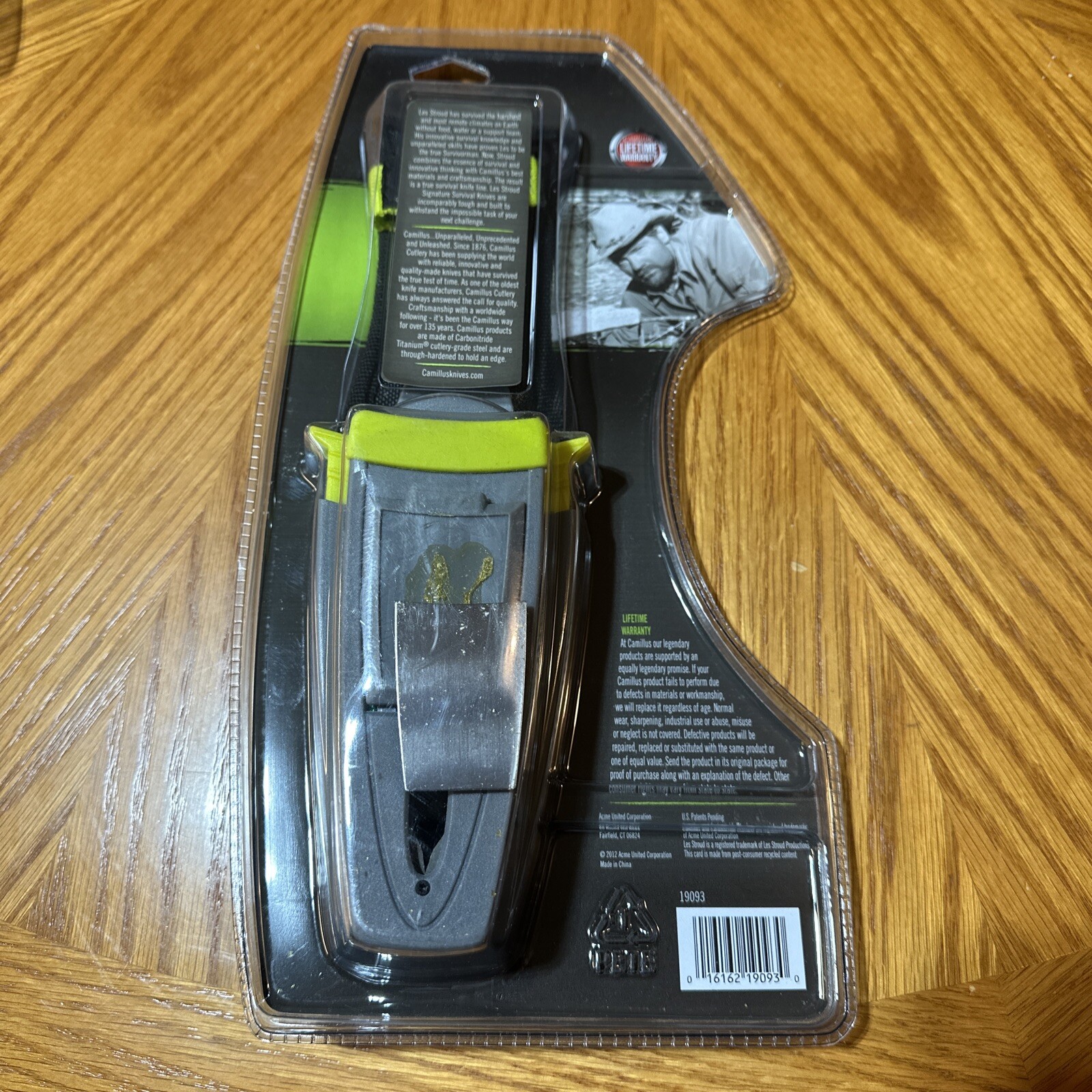 Camillus Les Stroud S.K. Mountain Ultimate Titanium Survival Knife Fixed Blade