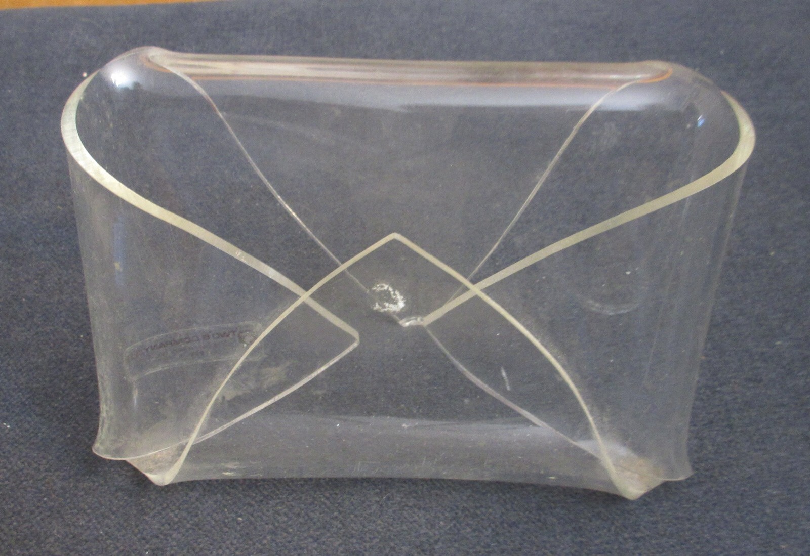 Clear Acrylic Mail Holder, Envelope Holder - 5½" Wide x 4" Tall x 2" Deep