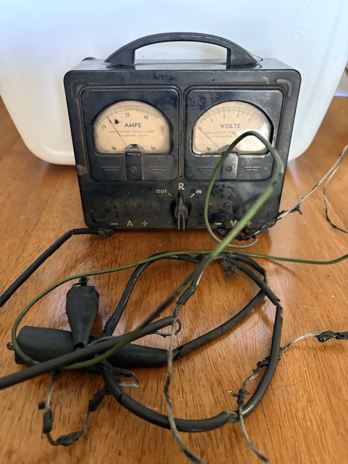 Vintage Volt/Amp Meter. MAC Allied Tools Corp.