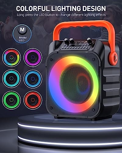 A9 - MOYLEAF Karaoke Machine with Wireless Microphones HHCC