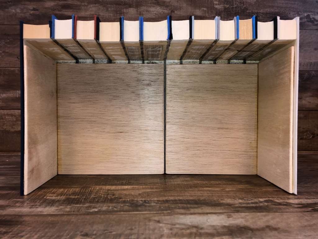 The Archives Bookbox - Book Safe Hidden Storage Solution for Router, Modem, Cord