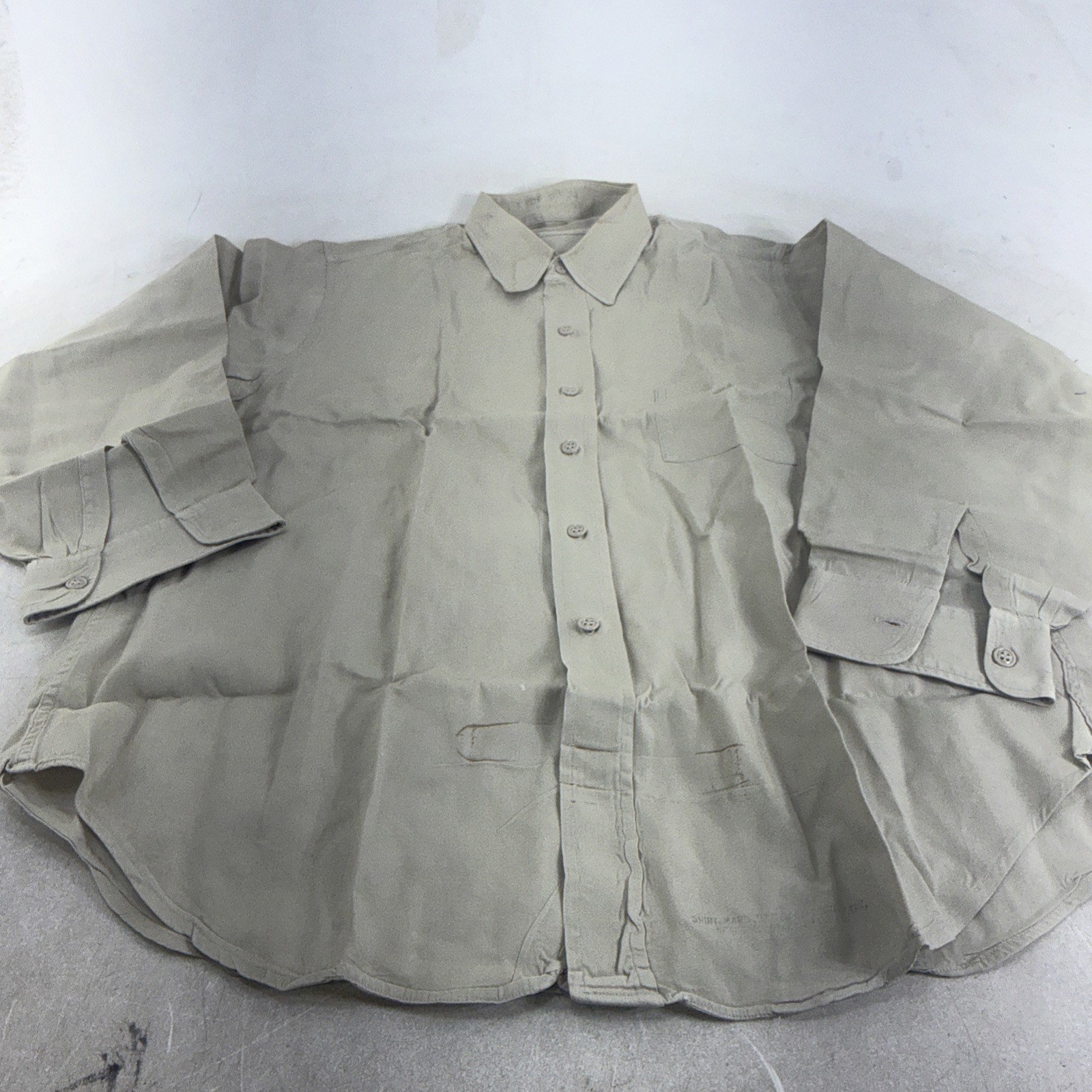 Vintage US Military Long Sleeve Shirt 16 X 33 Vietnam 8405-292-9470
