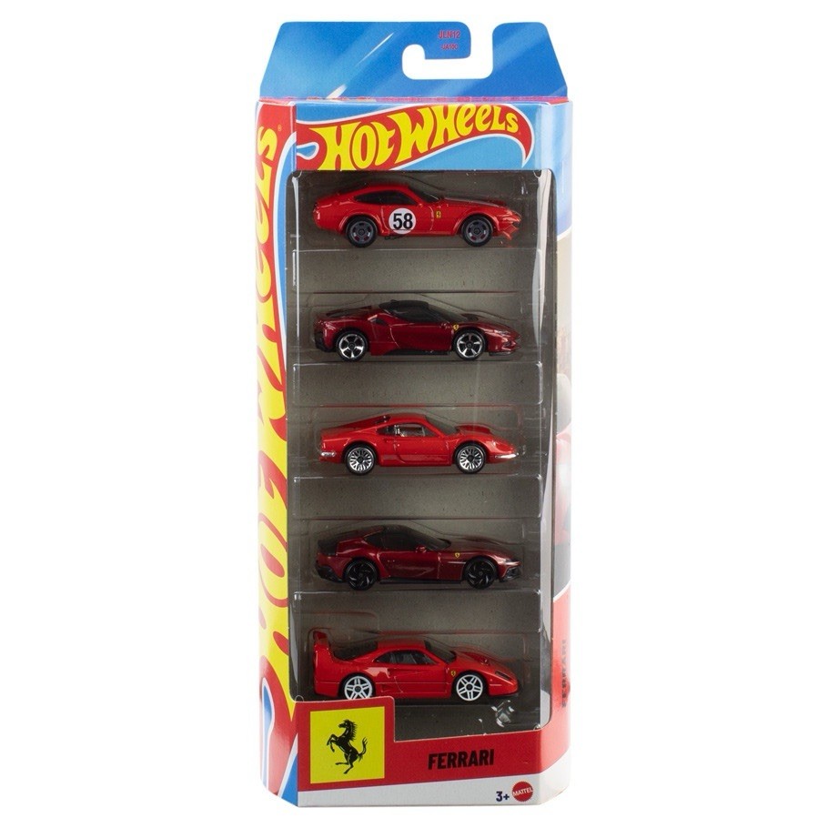 NEW!!  FERRARI * 5 Pack * 2026 Hot Wheels Ferrari Pack