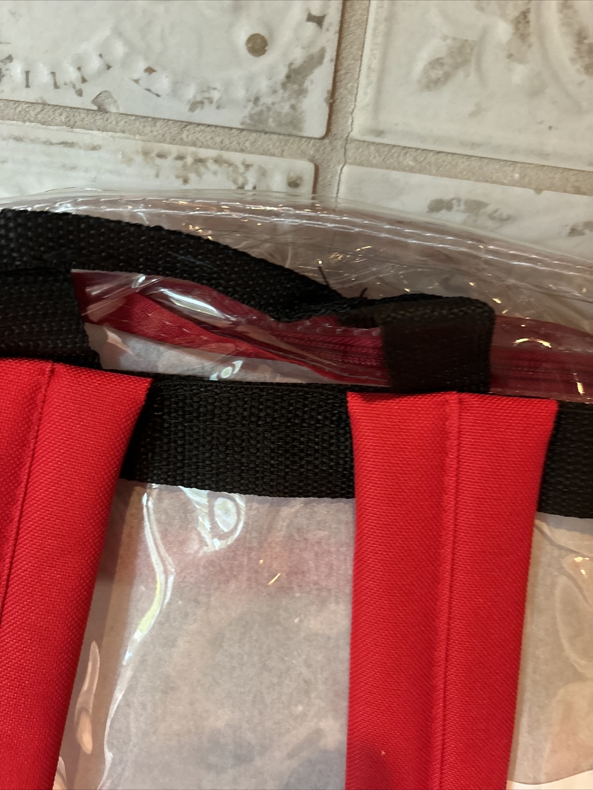 Trailmaker Classic Clear Backpack Red Concerts Sporting Events NWT NEW