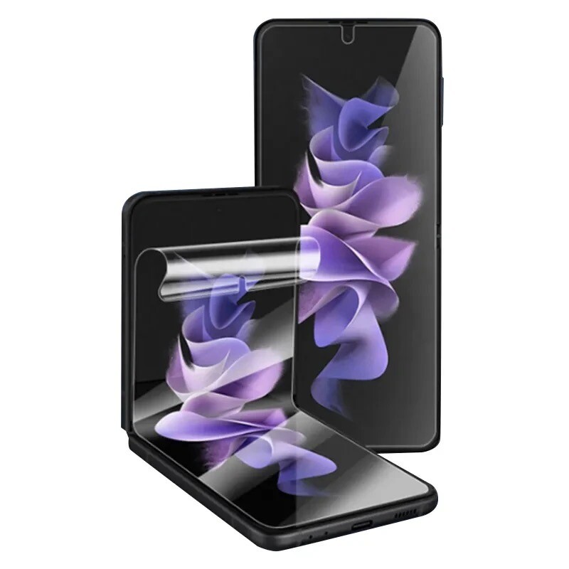 For Samsung Galaxy Z Flip 6/5/4/3/1 Hydrogel Front+Inside+Hinge Screen Protector