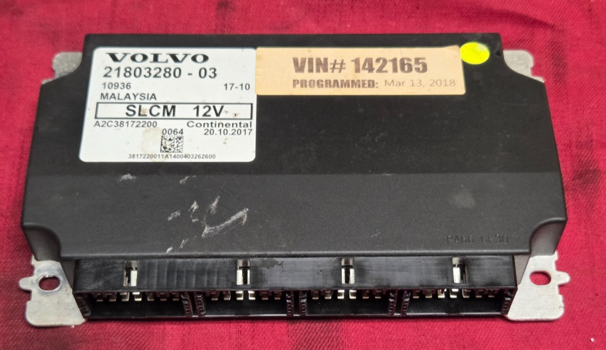 14 VOLVO LIGHT CONTROL MODULE SLCM 21803280-03, A2C38172200  CONTINENTAL, 142165