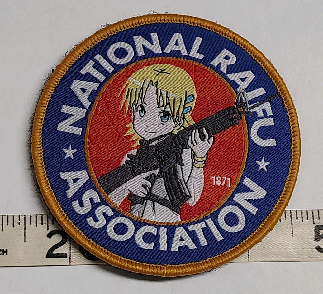 Anime Patch Embroidered Hook And Loop Waifu Ecchi Tactical Moral Airsoft C