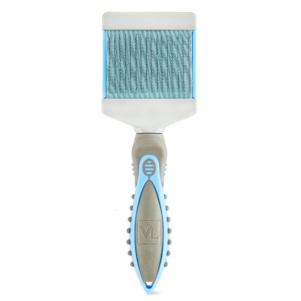 Flexible Cat Massage Brush and Slicker Grooming Tool for Shedding and Detangling