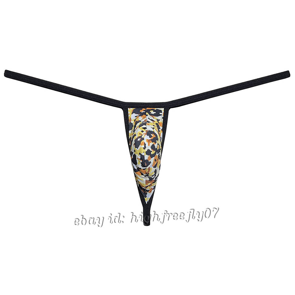 Men's G-String Stretch Underwear Hipster Guy Bulge Pouch Minimum Coverage T-Back