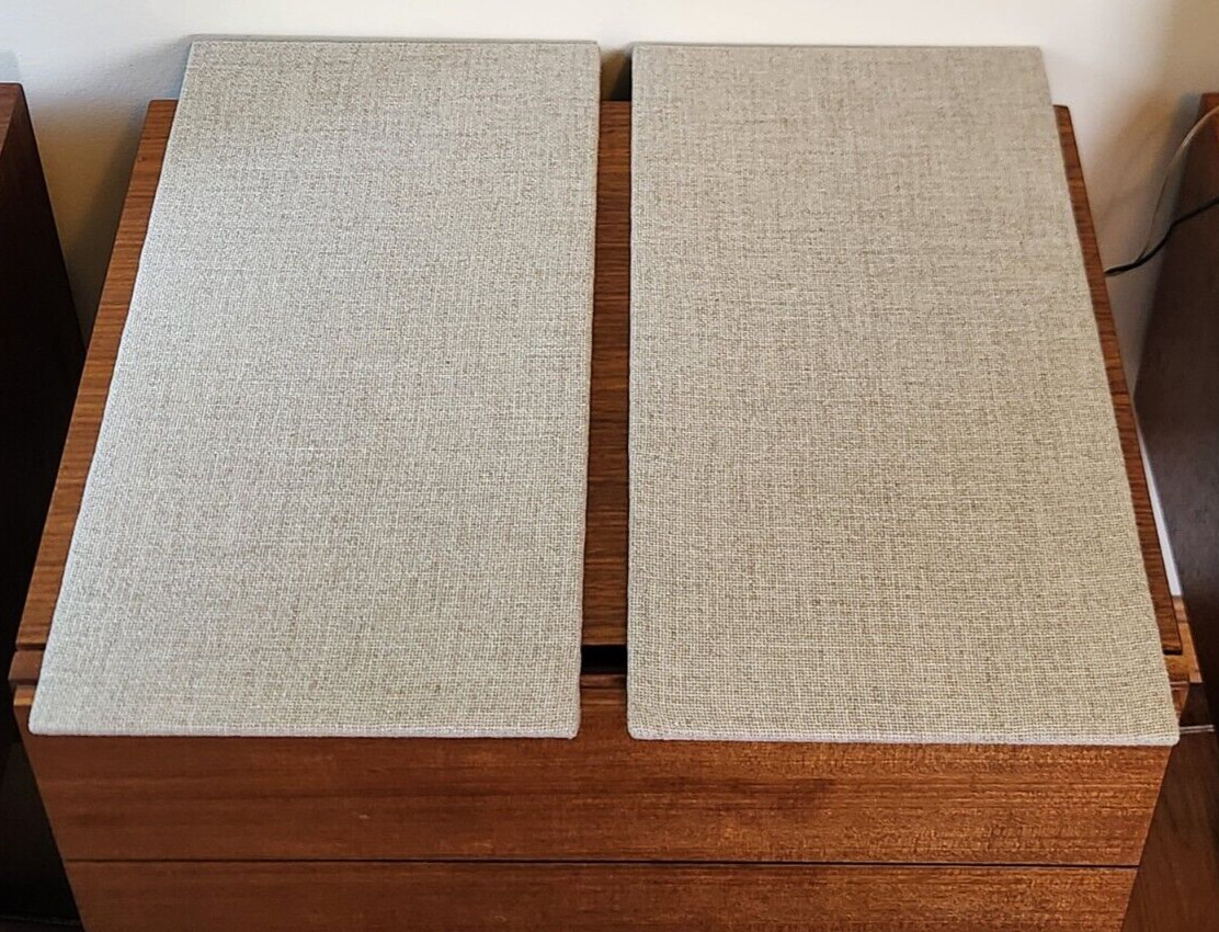 KLH Model Twenty PLUS 20+ ONLY Speaker Replacement Grills ALL NEW MATERIALS