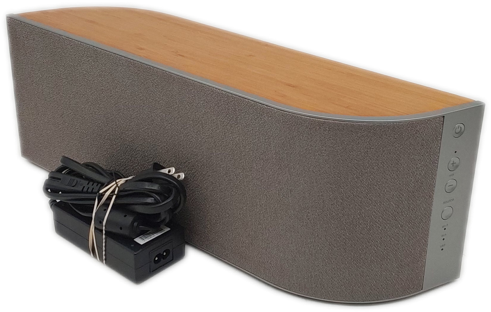 Wren V5AP12 50W WiFi AUX USB Tabletop Speaker 3in Wood Beige