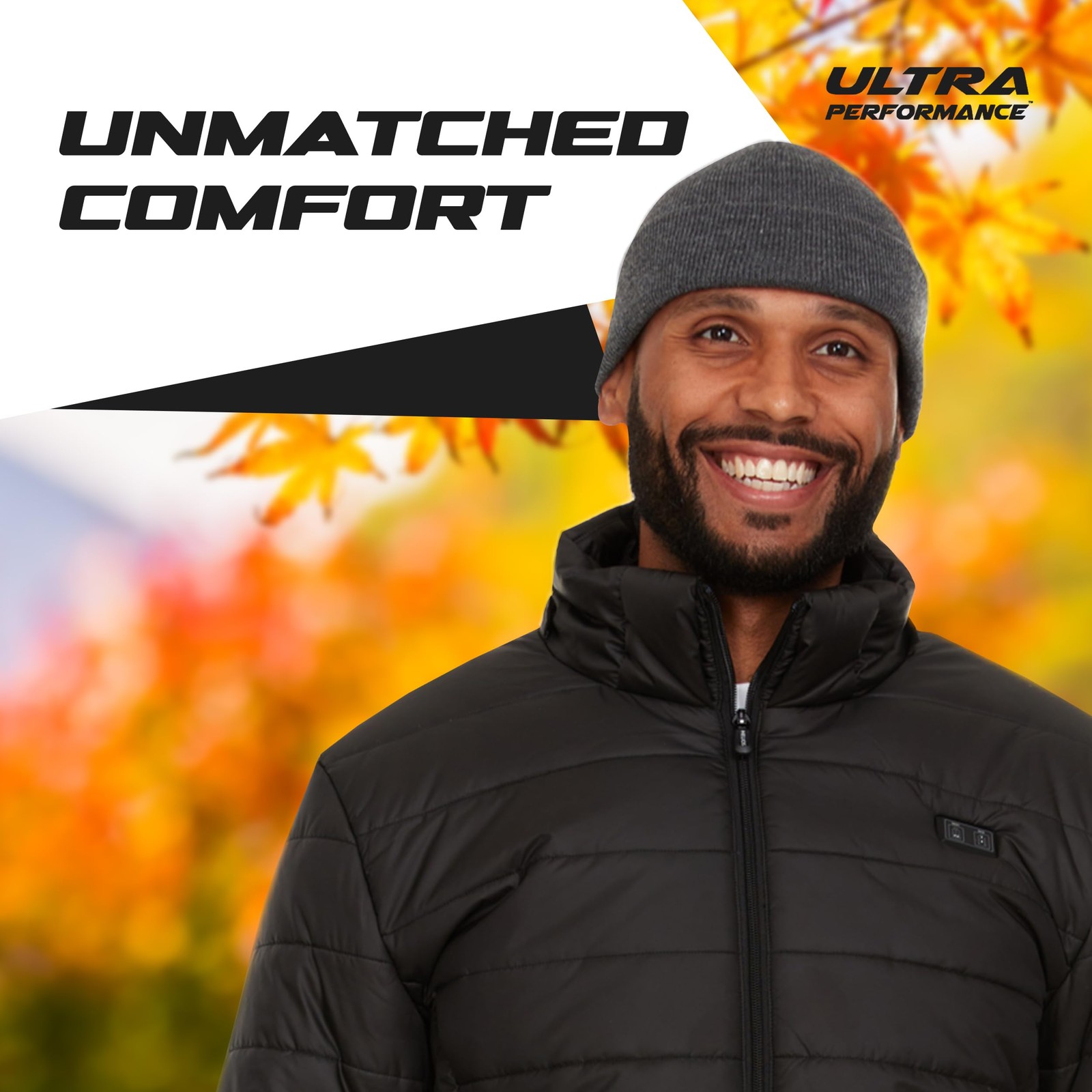 Ultra Performance 3 Pack Beanie Winter Hats One Size, Black, Charcoal, Khaki