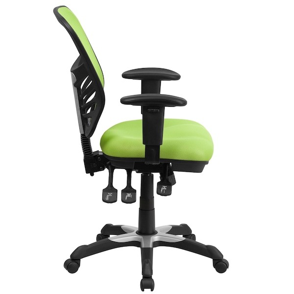 Flash Furniture Hl-0001-Gn-Gg Contemporary Office Chair, Green Seat, Black